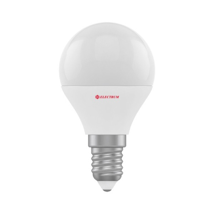 Лампа світлодіодна Electrum куля LB-32/1 6W E14 4000K алюмопластіковий корп. A-LB-тисячу вісімсот сімдесят дві