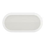 Світильник світлодіодний ELM пиловологозахищений накладної Oval-12 12W 6500К IP54 білий 26-0017