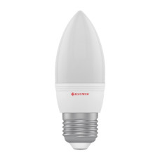 Лампа светодиодная Electrum свеча LC-32 6W E27 4000K алюмопластиковый корп. A-LC-1404