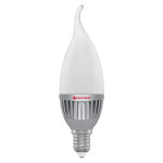 Лампа світлодіодна Electrum свічка на вітрі LC-14 5W E14 4000K алюм. корп. A-LC-1760