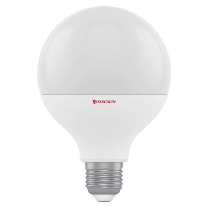 Лампа світлодіодна Electrum глоб D95 LG-24 15W E27 4000K алюмопл. корп. A-LG-0237