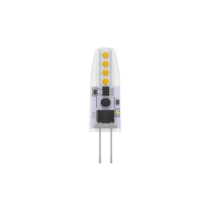 Лампа светодиодная Electrum капсула LC-6 2W G4 12V 3000K силиконовый корп. A-LC-0907