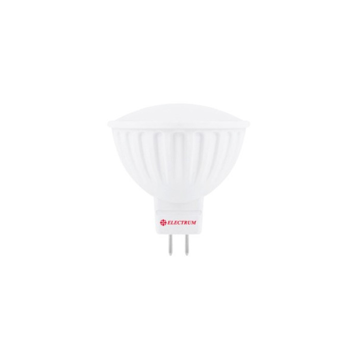 Лампа світлодіодна Electrum MR-16 LR-8 7W GU5,3 3000K алюмопл. корп. A-LR-1219