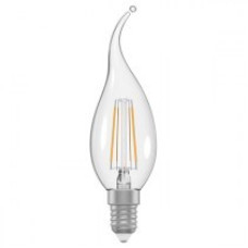 Лампа светодиодная Electrum свеча на ветру ретро LC-32/4F 5W E14 4000K прозрачный корп. A-LC-1390