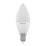 Лампа світлодіодна Electrum свічка LC-9 6W E14 4000K алюмопластіковий корп. A-LC-1835