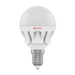 Лампа светодиодная Electrum шар LB-14 6W E14 4000K алюм. корп. A-LB-0306