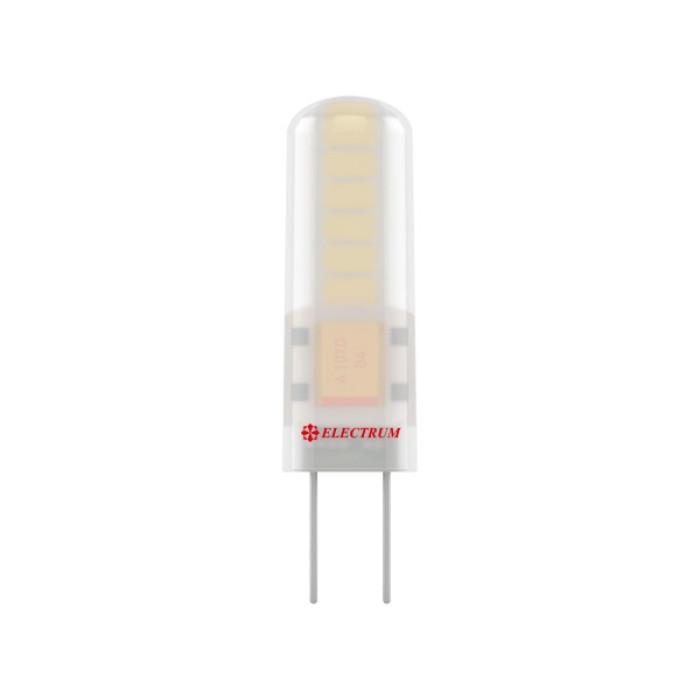 Лампа світлодіодна Electrum капсула LC-12 1,5W GU4 12V 3000K силіконовий корп. A-LC-0974