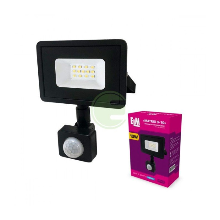 Прожектор світлодіодний ELM Matrix S-10-41 з ІКД 10W 6500К 26-0034