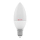 Лампа светодиодная Electrum свеча LC-12 7W E14 4000K алюмопластиковый корп. A-LC-0432