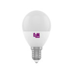 Лампа світлодіодна ELM куля PA11 6W E14 4000K алюмопласт. корп. 18-0032