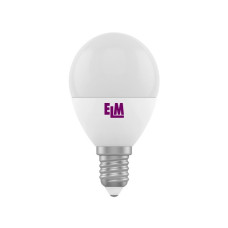 Лампа светодиодная ELM шар PA11 6W E14 4000K алюмопласт. корп. 18-0032