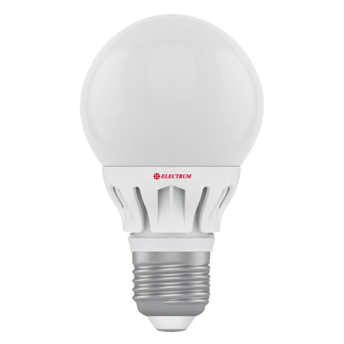 Лампа світлодіодна Electrum глоб D60 LG-8 6W E27 2700K алюмінієвий корп. A-LG-0556