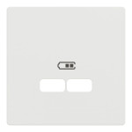 Лицьова панель Merten D-Life для USB-розетки матовий білий