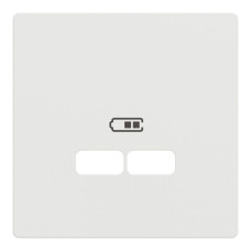 Лицьова панель Merten D-Life для USB-розетки матовий білий