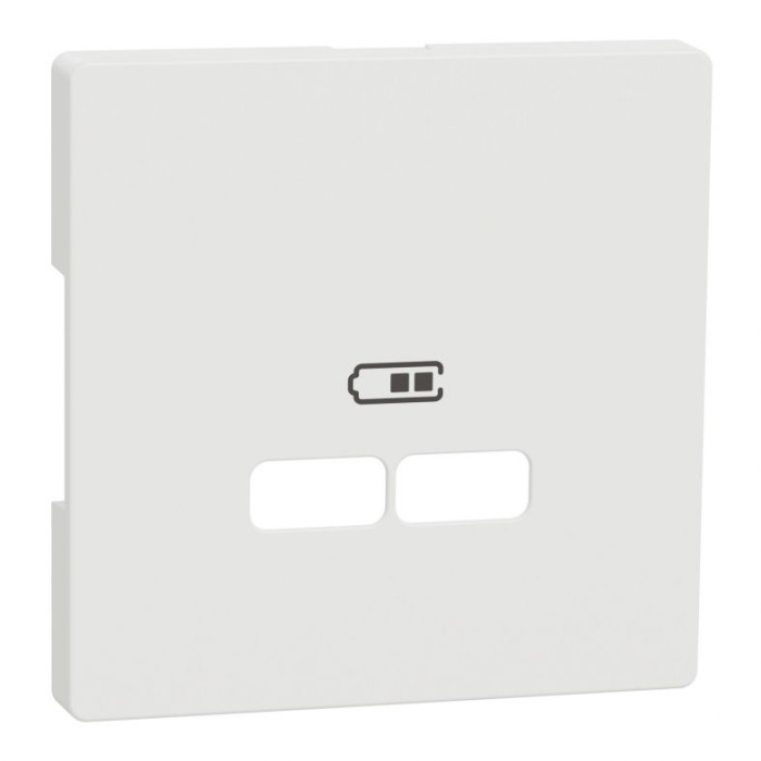 Лицьова панель Merten D-Life для USB-розетки матовий білий