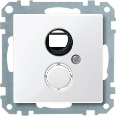 Лицьова Merten панель для телекомунікаційної розетки BNC/TNC полярно-білий
