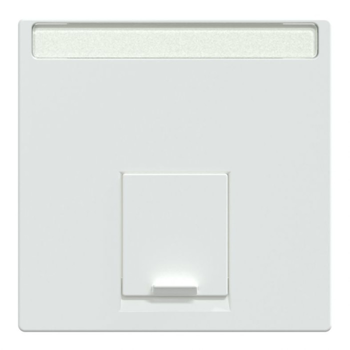 Накладка Merten System M для 1-постової розетки RJ45 активно-білий