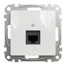 Комп'ютерна розетка RJ45 кат. 6 неекр. UTP Білий Sedna Design