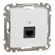 Компьютерная розетка RJ45 кат. 6 неэкр. UTP Белый Sedna Design