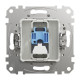 Компьютерная розетка RJ45 кат. 6 неэкр. UTP Белый Sedna Design