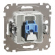 Компьютерная розетка RJ45 кат. 6 неэкр. UTP Белый Sedna Design