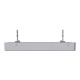 Лицевая панель Merten D-Life телефонной розетки RJ11/12 нержавеющая сталь