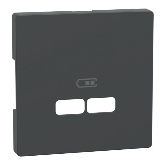 Лицьова панель Merten D-Life для розетки USB антрацит