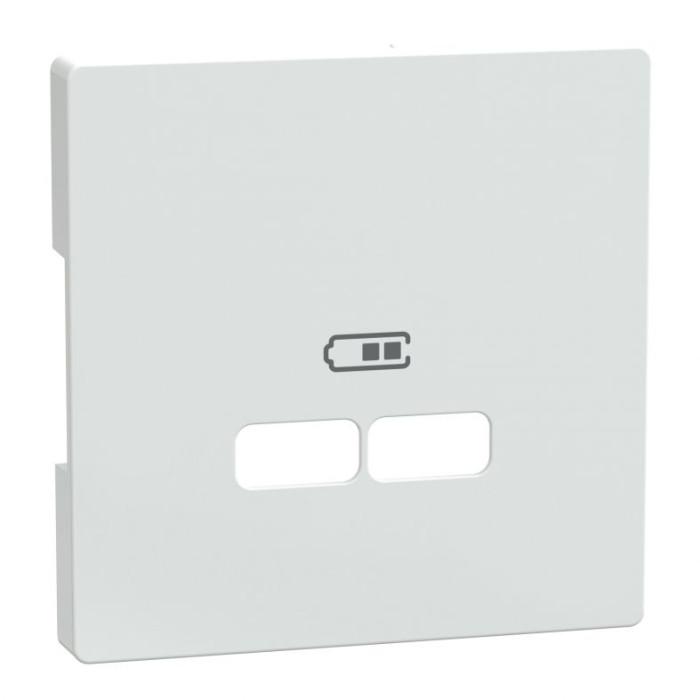 Лицьова панель Merten D-Life для розетки USB білий лотос