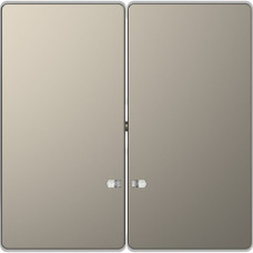 Клавиша Merten D-Life для двухклавишного выключателя с LED-подсвечиванием никель