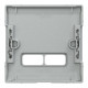Накладка Merten System M для подвійної розетки USB 21А алюміній