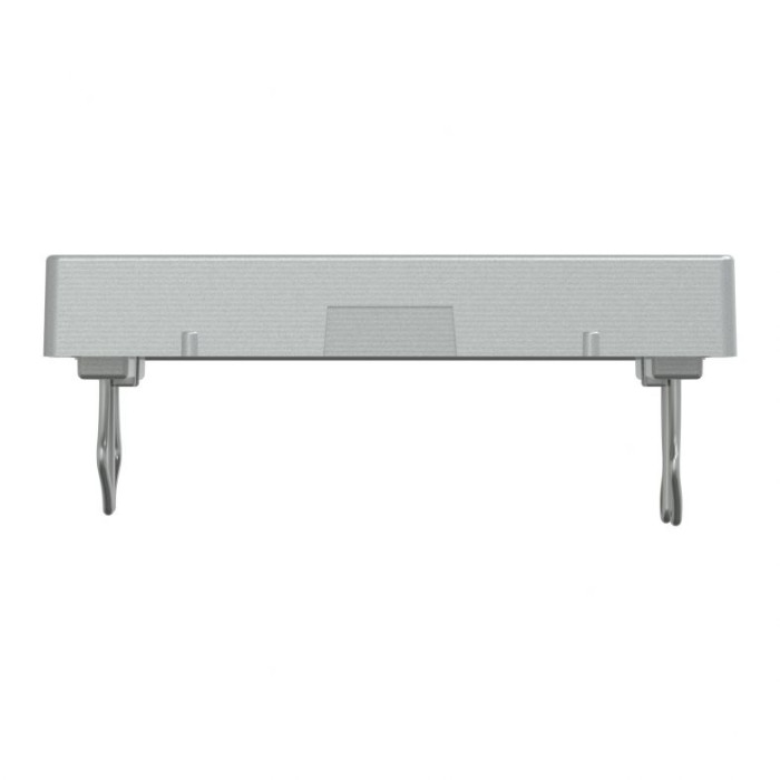 Накладка Merten System M для подвійної розетки USB 21А алюміній