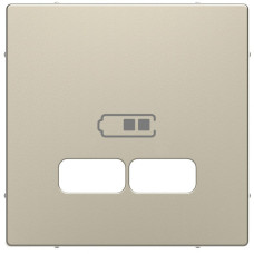 Лицевая панель Merten D-Life для USB-розетки сахара