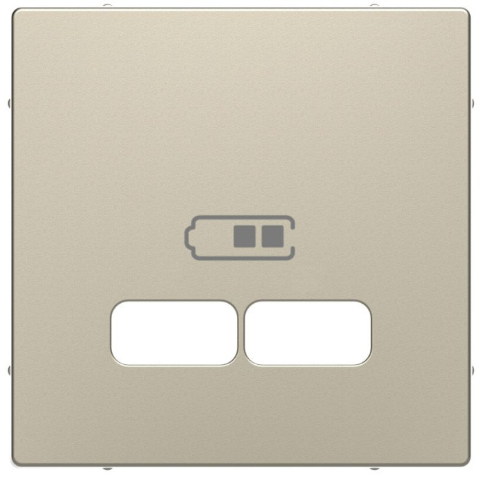 Лицевая панель Merten D-Life для USB-розетки сахара