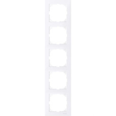 Рамка Merten M-Pure 5-постовая активно-белый
