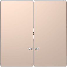 Клавиша Merten D-Life для двухклавишного выключателя с LED-подсвечиванием шампань