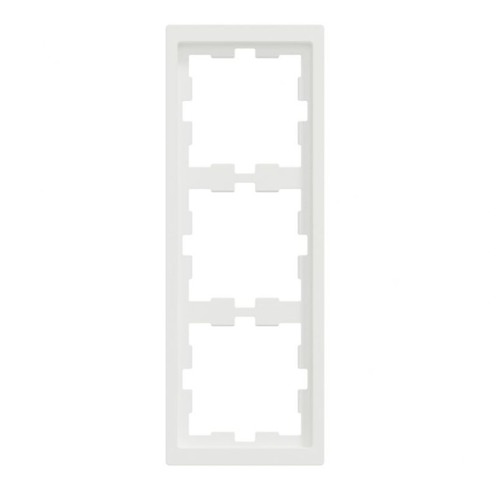 рамка Merten D-Life 3-постова матовый білий