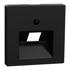 Накладка Merten System M для 1-постової розетки RJ45 чорний матовий