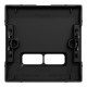 Накладка Merten System M для механізму зарядного пристрою USB чорний матовий