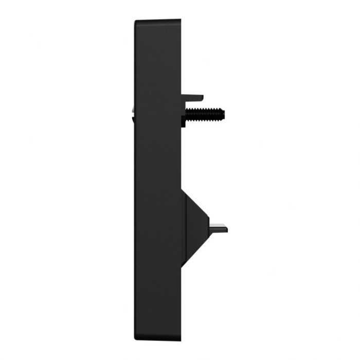 Накладка для 2-постової розетки RJ45 чорний матовий Merten System M