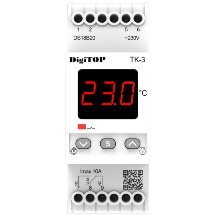 Терморегулятор модульний DigiTOP ТК-3 (TK3)