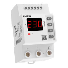 Реле контролю напруги з термозахистом DigiTOP 32A (VP-32A-M3R)