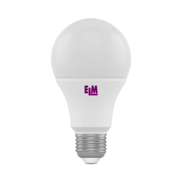 Лампа світлодіодна ELM стандартна B70 PA-10 15W E27 2700K алюмопл. корп. 18-0012