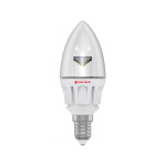 Лампа світлодіодна Electrum свічка ретро LC-6 5W E14 3000K алюм. корп. A-LC-0417