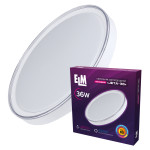 Світильник Світлодіодний ELM Jeta 36W 4000К IP20 Білий 26-0116