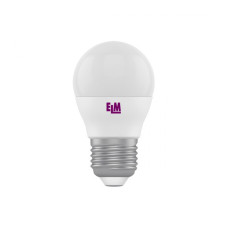Лампа светодиодная ELM шар PA10 4W E27 3000K алюмопласт. корп. 18-0084