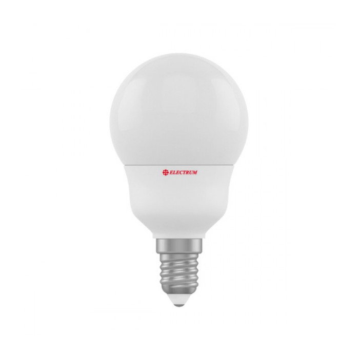 Лампа світлодіодна Electrum стандартна А50 LD-7 6W E14 4000K алюмопл. корп. A-LD-+1357
