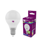 Лампа светодиодная ELM шар PA10 6W E14 4000K алюмопласт. корп. 18-0014
