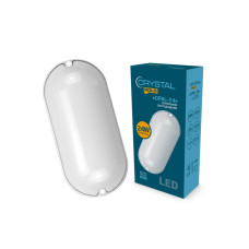 Світильник настінно-стельовий світлодіодний CRYSTAL GOLD 24W IP 54 OPAL  DNL-032
