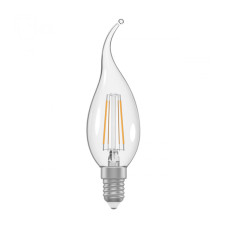 Лампа светодиодная Electrum свеча на ветру ретро LC-32/4F 5W E14 3000K прозрачный корп. A-LC-1389