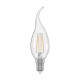 Лампа светодиодная Electrum свеча на ветру ретро LC-32/4F 5W E14 3000K прозрачный корп. A-LC-1389